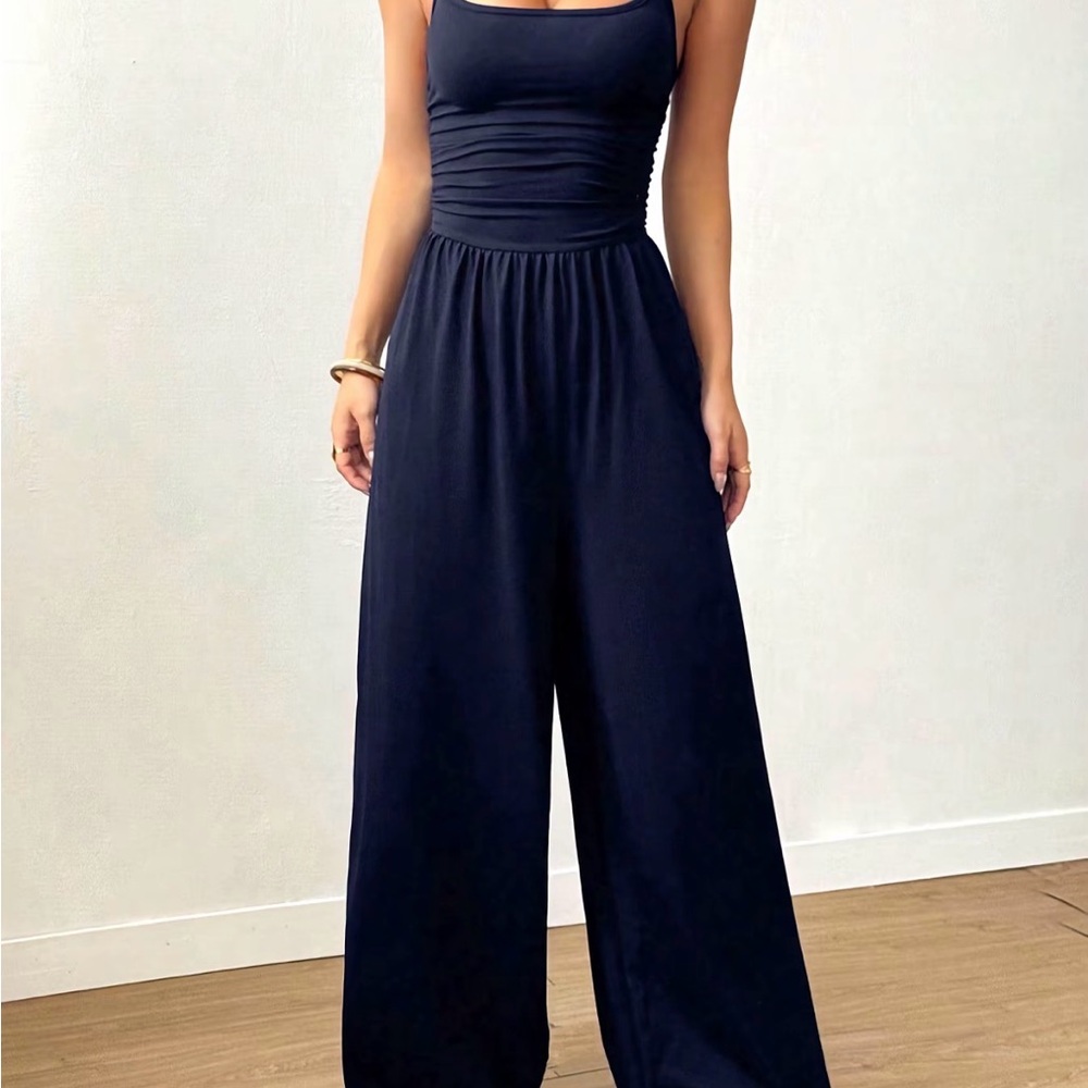 Navy Blue Jumpsuit